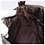 FENDI Zucca Canvas Mamma Baguette Bolsa de Ombro Preto Prata Marrom Autêntica 187420V - vista 22