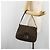 FENDI Zucca Canvas Mamma Baguette Bolsa de Ombro Preto Prata Marrom Autêntica 187420V - vista 25