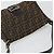 FENDI Zucca Canvas Mamma Baguette Bolsa de Ombro Preto Prata Marrom Autêntica 187420V - vista 6