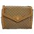 Céline Borsa a Spalla CELINE Macadam Canvas PVC Beige Oro Auth BA13580 D'oro - vista 13