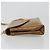 Céline Borsa a Spalla CELINE Macadam Canvas PVC Beige Oro Auth BA13580 D'oro - vista 5