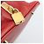 Borsa PRADA in pelle rossa e oro Auth 187417A Rosso D'oro - vista 18