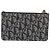 Christian Dior Trotter Canvas Pouch Navy Silver Auth 187284V Silber Marineblau - Ansicht 2
