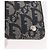 Christian Dior Trotter Canvas Pouch Navy Silver Auth 187284V Silber Marineblau - Ansicht 9