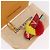 LOUIS VUITTON Bijoux Traveling Bird Sack Charm Pelliccia Rossa M67390 LV Auth 189231M Rosso - vista 12