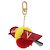 LOUIS VUITTON Bijoux Traveling Bird Sack Charm Pelliccia Rossa M67390 LV Auth 189231M Rosso - vista 13