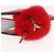 LOUIS VUITTON Bijoux Traveling Bird Sack Charm Pelliccia Rossa M67390 LV Auth 189231M Rosso - vista 9