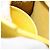 SAINT LAURENT Borsa Cabas Baby in Pelle 2way Yellow Gold Auth hk3783 D'oro Giallo - vista 11
