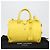 SAINT LAURENT Borsa Cabas Baby in Pelle 2way Yellow Gold Auth hk3783 D'oro Giallo - vista 12