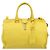 SAINT LAURENT Borsa Cabas Baby in Pelle 2way Yellow Gold Auth hk3783 D'oro Giallo - vista 13