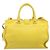 SAINT LAURENT Borsa Cabas Baby in Pelle 2way Yellow Gold Auth hk3783 D'oro Giallo - vista 2