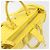 SAINT LAURENT Borsa Cabas Baby in Pelle 2way Yellow Gold Auth hk3783 D'oro Giallo - vista 23