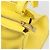 SAINT LAURENT Borsa Cabas Baby in Pelle 2way Yellow Gold Auth hk3783 D'oro Giallo - vista 24