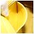 SAINT LAURENT Borsa Cabas Baby in Pelle 2way Yellow Gold Auth hk3783 D'oro Giallo - vista 28