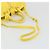 SAINT LAURENT Borsa Cabas Baby in Pelle 2way Yellow Gold Auth hk3783 D'oro Giallo - vista 8