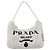 Pochette PRADA Borsa a Mano Pile White Silver Auth ka4933V Argento Bianco - vista 13