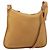 Borsa a Spalla Coach in Pelle Marrone Argento Auth 185288