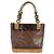 LOUIS VUITTON Borsa Tote Monogram Vinyl Cava Amble PM Marrone M92502 LV Auth ka4959 - vista 13