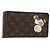 LOUIS VUITTON Monogram Panda Porte Monnaie Zip Long Wallet M61729 LV Auth 188739 Monogramma