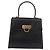 Borsa Salvatore Ferragamo Gancini in pelle nera e oro Auth 188245 Nero D'oro - vista 13