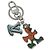 LOUIS VUITTON Portachiavi LV Puzzle Charm metal Silver R95014 LV Auth 187703M Argento