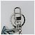 LOUIS VUITTON Portachiavi LV Puzzle Charm metal Silver R95014 LV Auth 187703M Argento - vista 2