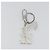 LOUIS VUITTON Portachiavi LV Puzzle Charm metal Silver R95014 LV Auth 187703M Argento - vista 5