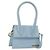 Borsa JACQUEMUS in scamosciato 2way Azzurro chiaro Oro Auth 188870M D'oro Blu chiaro