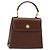 Borsa VERSACE in pelle marrone e oro Auth BA13612A D'oro