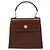 Borsa VERSACE in pelle marrone e oro Auth BA13612A D'oro - vista 13