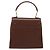Borsa VERSACE in pelle marrone e oro Auth BA13612A D'oro - vista 2