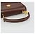 Borsa VERSACE in pelle marrone e oro Auth BA13612A D'oro - vista 7