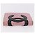CHANEL Cambon Line Cartera Bifold de Cuero Rosa Plata CC Auth bs35716 - vista 4