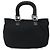 Borsa FENDI in jersey di cotone nero e argento Auth hk3809 - vista 13
