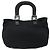 Borsa FENDI in jersey di cotone nero e argento Auth hk3809 - vista 2