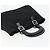 Borsa FENDI in jersey di cotone nero e argento Auth hk3809 - vista 6