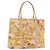 LOEWE Tote Bag Canvas Beige Brown Auth bs35631A Braun