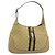 Borsa a tracolla GUCCI GG Canvas Jackie Sherry Line Beige Argento 00963 Auth 188900V