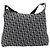 Borsa a tracolla Christian Dior Trotter in tela nero argento Auth 188011V - vista 13