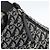 Borsa a tracolla Christian Dior Trotter in tela nero argento Auth 188011V - vista 9