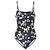 Eres Einteiliger Badeanzug Romance Print Schwarz T38 Weiß