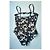 Eres Einteiliger Badeanzug Romance Print Schwarz T38 Weiß - Ansicht 8