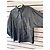 Iro 'Peters' schwarzes Lammlederhemd - Ansicht 3