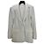 Norma Kamali Blazer weiß Polyestermischung