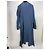 Autre Marque Caravana Langer Cardigan aus blauem Leinen - Ansicht 4