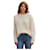 Jil Sander Strickpullover aus Wolle & Baumwolle, Elfenbein Roh  - Ansicht 1