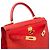 Hermès HERMES Kelly 28 Exotic Leather Bag Red - 103691 - view 7