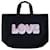 Sandro Borsa Tote "LOVE" - Nera Nero Rosa Bianco  - vista 1
