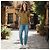 Tory Burch Polo a maniche corte in maglia jacquard geometrica - Giallo/Bordeaux - vista 3