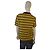 Tory Burch Polo a maniche corte in maglia jacquard geometrica - Giallo/Bordeaux - vista 4